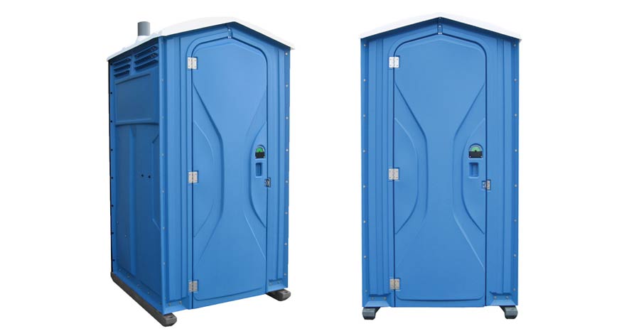 Long-term porta potty units on site in Walterboro, South Carolina